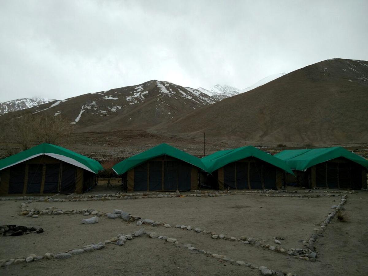 Pangong Delight Camps And Cottages Spangmik Екстер'єр фото