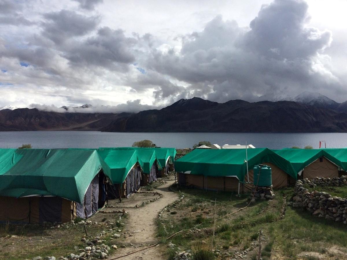 Pangong Delight Camps And Cottages Spangmik Екстер'єр фото